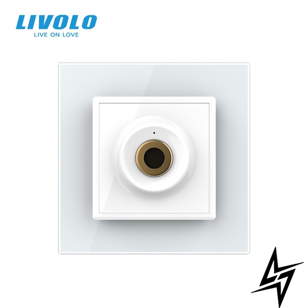 Бездотиковий вимикач 1 сенсор Livolo білий Sense (VL-C7FCU1-2WP) фото
