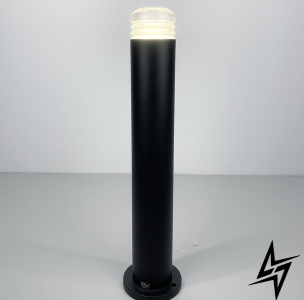 Уличный светодиодный фонарь в черном цвете LE25991 10x60см Черный OT 78941 фото в живую, фото в дизайне экстерьера