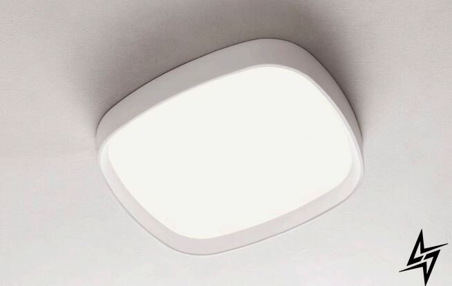 Потолочный светильник Redo 01-1683 HURON White ЛЕД  фото в живую, фото в дизайне интерьера