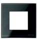 Одноместная рамка Zenit N2271 CN стекло (черное) 2CLA227100N3101 ABB фото 1/3