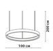 Люстра Friendlylight Viola FL5158 черная 50 Вт 3000 K FL5158 - изображение 3