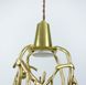 Дизайнерский подвесной светильник DIVINA LE25291 1xGU10 13см Золото 745D-1 фото в дизайне интерьера, фото в живую 3/10