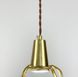 Дизайнерский подвесной светильник DIVINA LE25291 1xGU10 13см Золото 745D-1 фото в дизайне интерьера, фото в живую 10/10