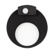 Настенный светильник Ledix Muna 02-222-62 врезной Черный 3100K с датчиком ЛЕД LED10222262 фото в дизайне интерьера, фото в живую 1/4