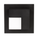 Настенный светильник Ledix Timo с рамкой 07-221-61 врезной Черный 5900K ЛЕД LED10722161 фото в дизайне интерьера, фото в живую 1/5