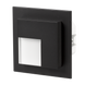 Настенный светильник Ledix Timo с рамкой 07-221-61 врезной Черный 5900K ЛЕД LED10722161 фото в дизайне интерьера, фото в живую 2/5