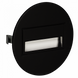 Настінний світильник Ledix Sona кругла 13-211-66 врізний Чорний RGB 14V LED LED11321166 фото в дизайні інтер'єру, фото наживо 3/4