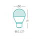 LED лампа Kanlux 23423 Bilo E14 6,5W 4000K 600Lm 8,1x4,5 см фото 3/3