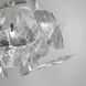 Декоративный светильник Luceplan Hope с полупрозрачными пластинами LE39431 Хром/Прозрачный 70x70см 1xE27 De 2033-600 фото в дизайне интерьера, фото в живую 9/9