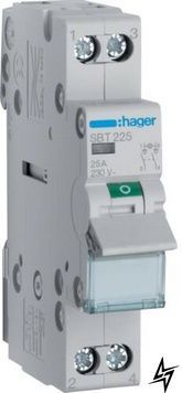 Выключатель нагрузки SBT225 2P 25А/230В с индикацией при включении Hager фото
