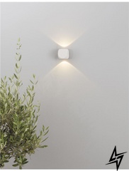 Вуличний настінний світильник Nova luce Zari 9226217 LED  фото наживо, фото в дизайні екстер'єру