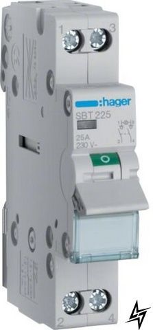 Вимикач навантаження Hager SBT225 SBT 2P, 25 А, 0-1 фото