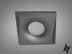 Сучасний точковий світильник Аlumo D23-31434 Чорний QXL-1738-A4-DG фото наживо, фото в дизайні інтер'єру