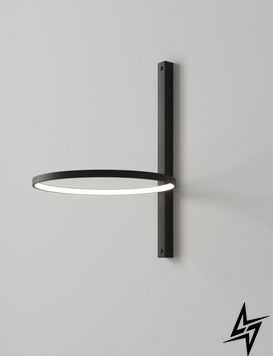 Бра настенное Ring B Black (RAL 9005) Черный LED 1700Lm 4500K фото