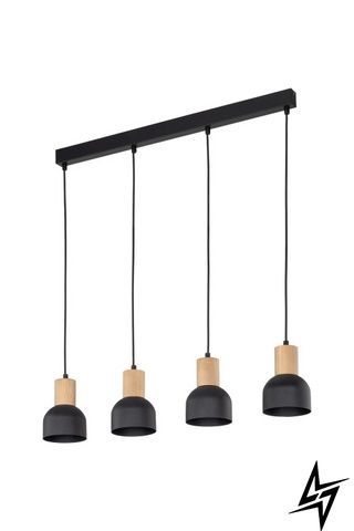 Люстра TK Lighting Cairo 4896 на 4 лампы E27 черный и коричневый 150 &times; 80 &times; 11,5 см фото