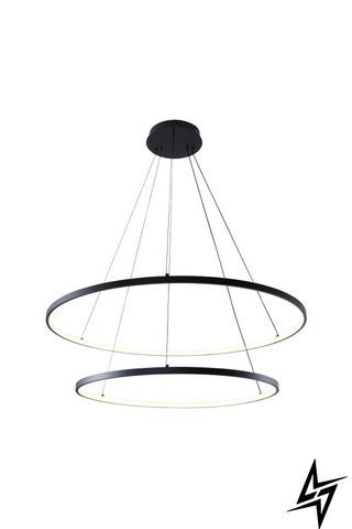 Люстра Zumaline Breno 2023200-BK LED 60 Вт, чорна, &Oslash;80 &times; 150 см фото