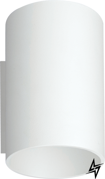 Настенный светильник Zumaline 50603-WH-N Slice Wl  фото в живую, фото в дизайне интерьера