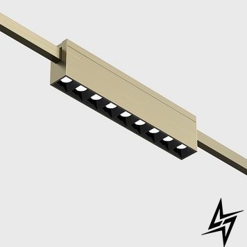 LTX 15.2051.9.930.BR Линейный светильник AIR_COMFORT, L205mm, W25mm, H49mm, LED 9W, 3000K, 36&deg;, 483Lm, CRI>90, 48V, DIM: DALI, 0-10V, IP20, латунь фото