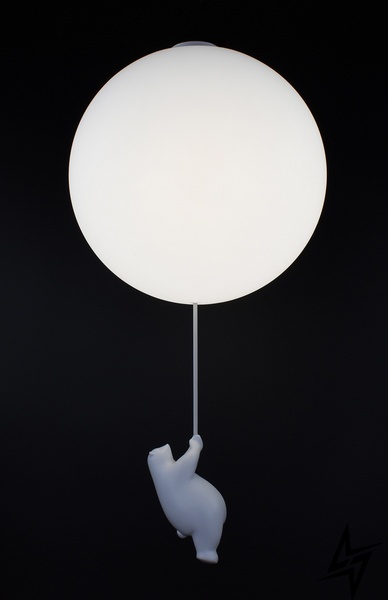 Стельова люстра на 1 лампочку L23-36999 Білий SGJ10-300 фото наживо, фото в дизайні інтер'єру