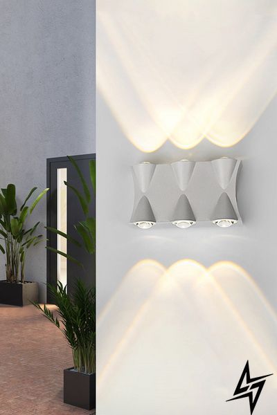 Настінний вуличний світильник Laguna Lighting 41671-06 білий 6&times;1 Вт 4000 K IP54 41671-06 фото