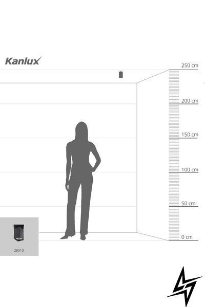 Спот Kanlux Chiro 29313 черный GU10 29313 фото