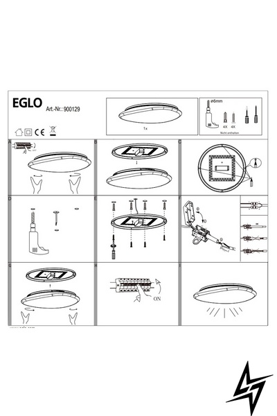 Потолочный светильник Eglo Sileras-Z 900129 ЛЕД 53152 фото в живую, фото в дизайне интерьера