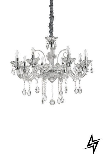 Кришталева люстра Ideal Lux Colossal Sp8 Trasparente 114187 фото