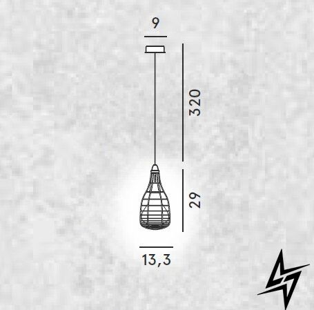 Підвісний світильник LI0278-10-E1 Foscarini Cage фото