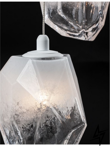 Підвісний світильник Nova luce Ice 9160233  фото наживо, фото в дизайні інтер'єру