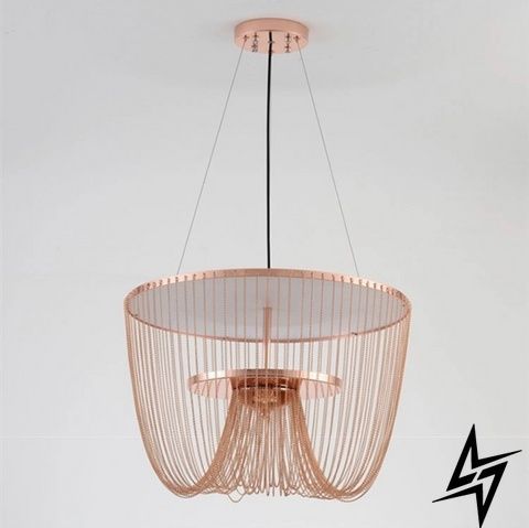 Люстра Udi Lamp мідна LED 25 Вт 23-16349 054160/550-350rosegold фото