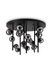 Люстра Ideal Lux Perlage 328386 черная 18&times;G9 328386 - изображение 1