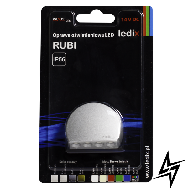 Настінний світильник Ledix Rubi без рамки 08-111-12 накладний Алюміній 3100K 14V LED LED10811112 фото наживо, фото в дизайні інтер'єру