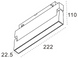Світильник ALUMLED 12W 120&deg; Osram3030 960LM 3000К ALMG-S104 12W 3K BK ALMG-S104 12W 3K BK - зображення 2