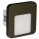 Настінний світильник Ledix Moza 01-224-41 врізний Старе золото 5900K з радіоприймачем LED LED10122441 фото в дизайні інтер'єру, фото наживо 3/5