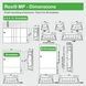 Модульний щит Schneider Electric MIP22108S Mini Pragma, 8 модулів, вбудовуваний, IP40, 252&times;222&times;98 мм, білий MIP22108S - зображення 2