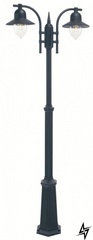 Фонарный столб Norlys Como 372B 28005 фото в живую, фото в дизайне экстерьера