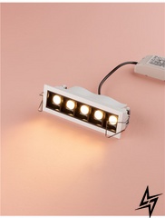 Врізний точковий світильник Nova luce Swan 9232126 LED  фото наживо, фото в дизайні інтер'єру