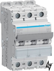 Автоматичний вимикач Hager NRN332 3P 32A C 20kA фото