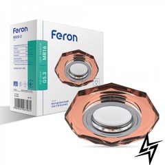Врезной точечный светильник Feron 20106 8020-2  фото в живую, фото в дизайне интерьера