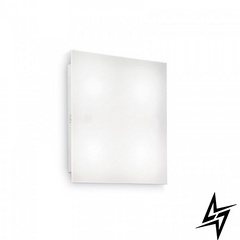 Потолочный светильник Ideal Lux Flat Pl4 D30 134895 94028 фото в живую, фото в дизайне интерьера