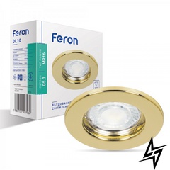Врезной точечный светильник Feron 15110 Dl10  фото в живую, фото в дизайне интерьера