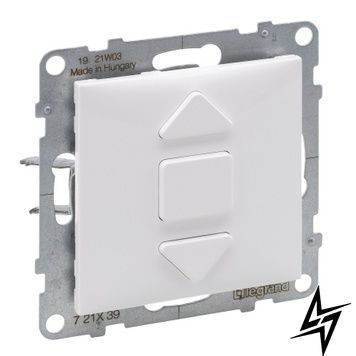Выключатель жалюзи 3-позиционный 6A/250V для серии SUNO белый Legrand 721139 фото