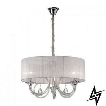 Люстра с абажуром Ideal Lux Swan Sp3 Bianco 35840 фото