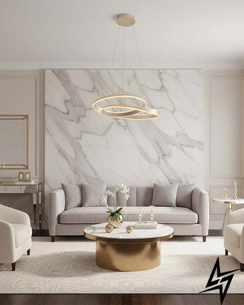 Подвесной светильник Goldlux Glow 338044 LED 75 Вт золотой 338044 фото