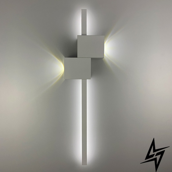 Настенный белый светильник Сomfort в 3-х размерах LE29878 LED 9W 4000K 15x80см Белый WM 23 WT фото в живую, фото в дизайне интерьера