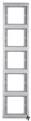 Пятиместная вертикальная рамка K.5 13537004 (нержавеющая сталь) Berker фото