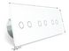 Сенсорный радиоуправляемый выключатель 6 каналов (2-2-2) Livolo белый стекло (VL-C702R/C702R/C702R-11) фото 5/5