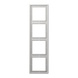 4-постовая рамка JUNG LS984LG LS 990, серая - изображение 1