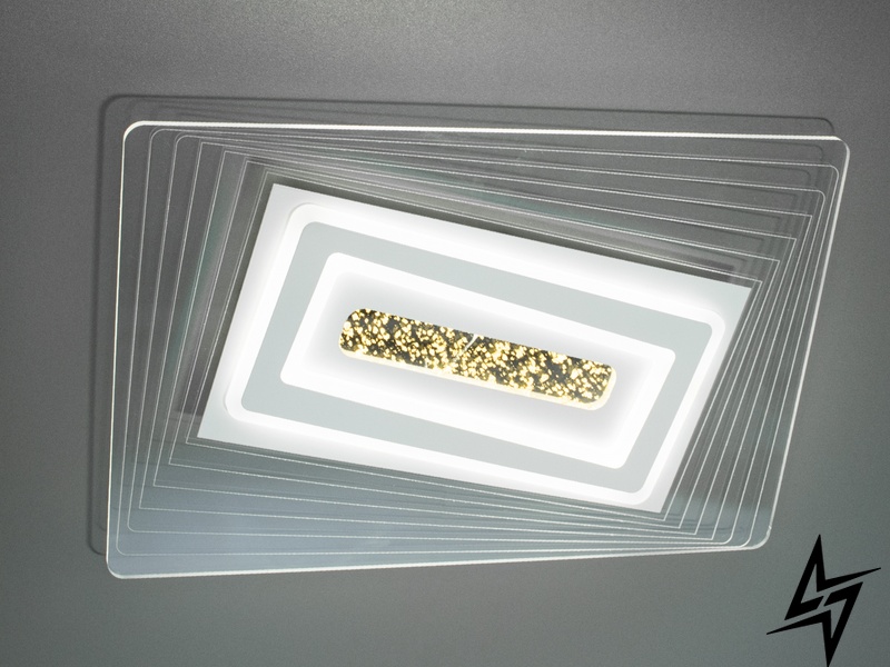 Потолочный светодиодный светильник 75W D23-33075 Белый A009/600 фото в живую, фото в дизайне интерьера