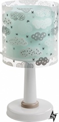 Настольная лампа в детскую Dalber Clouds Green 41411H  фото в живую, фото в дизайне интерьера